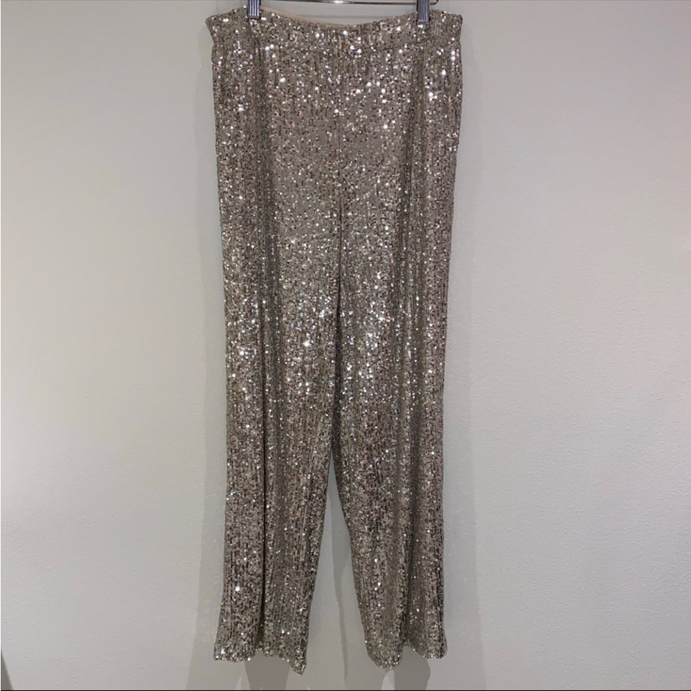 Cable & Gauge Sequin Woman’s Pants Size M